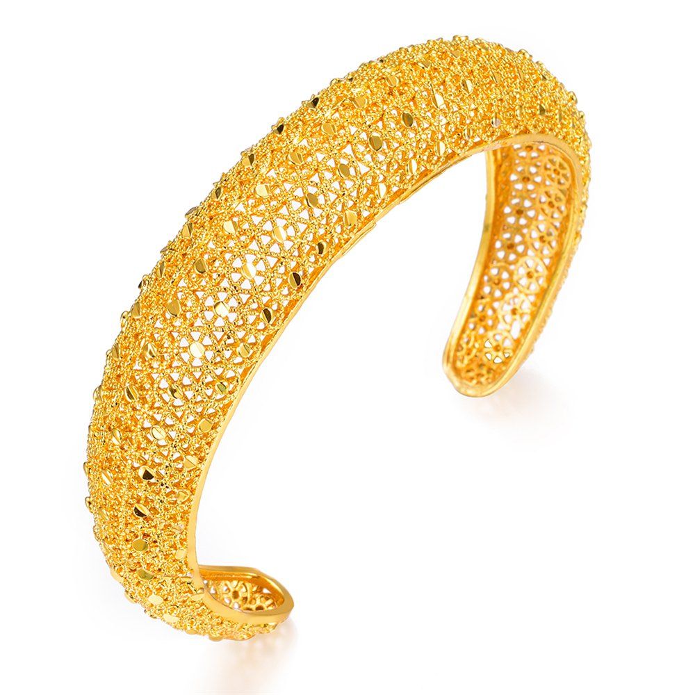 

Gold-plated Bracelet Bangle Jewelry Gift for Women, Yellow