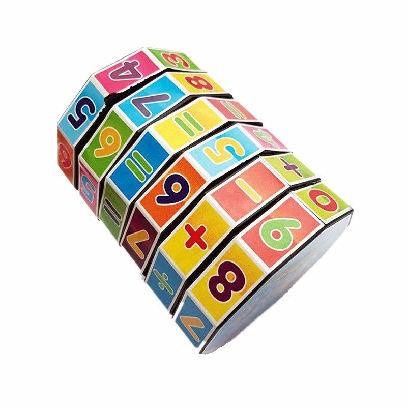 

Children Digital Puzzle Cylinder Rubik Cube, Multi