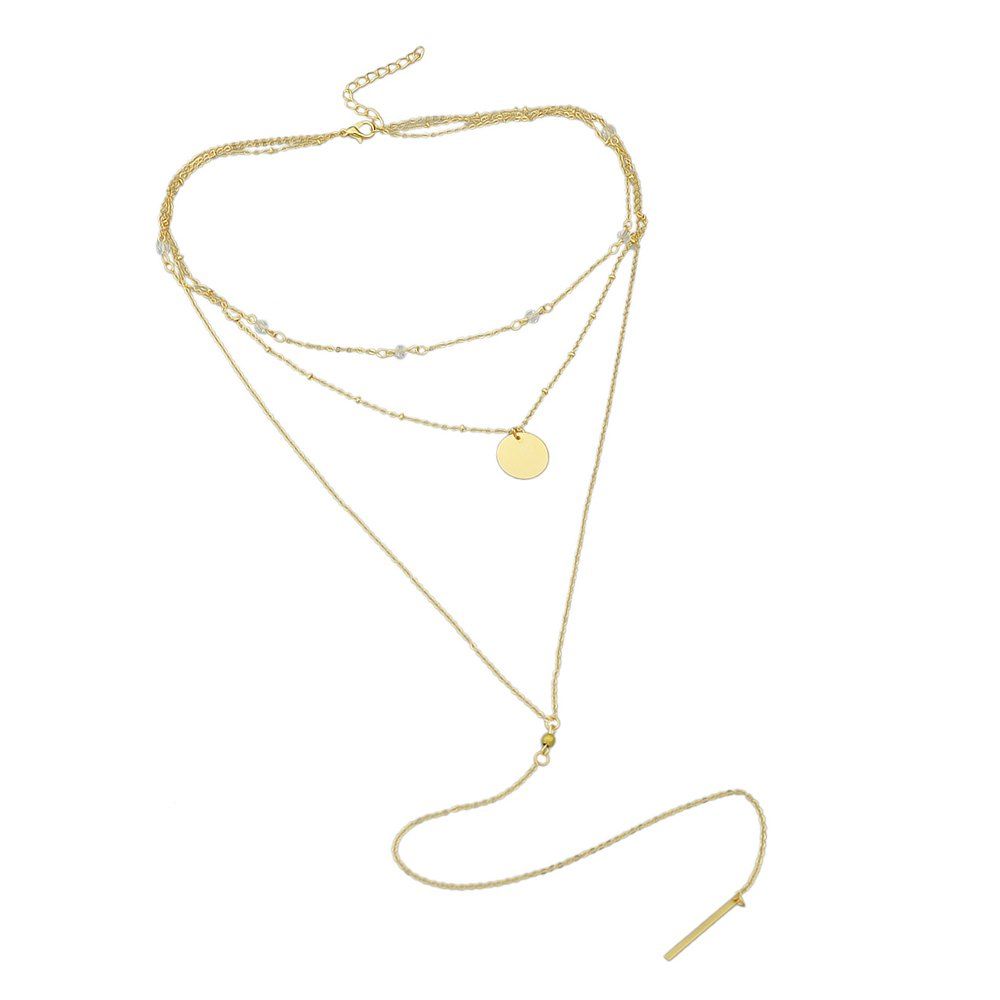 

Gold-color Long Chain MultiLayer Necklace