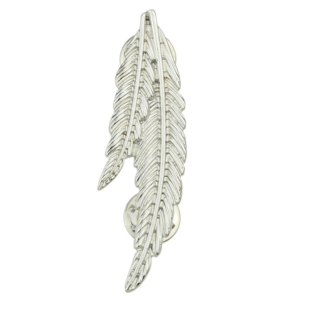 

Simple Silver Color Metal Leaves Shape Brooch