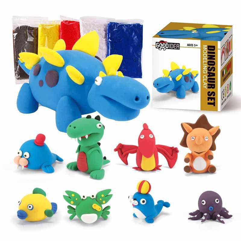 

Fun Fluffy Foam Squishy Mud for Kids DIY Handicraft, Ocean blue