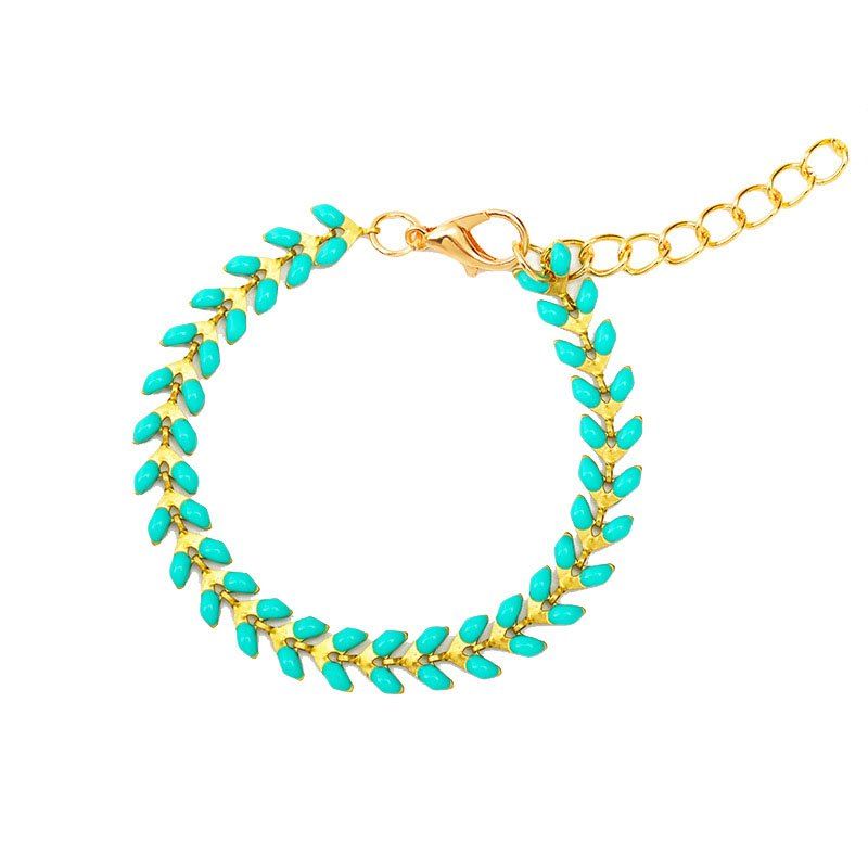 

Fresh Natural Green Centipede Bracelet