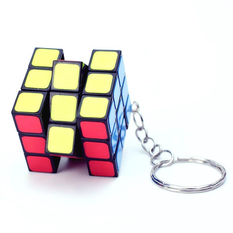 

Colorful Magic Cube Key Ring, Multi
