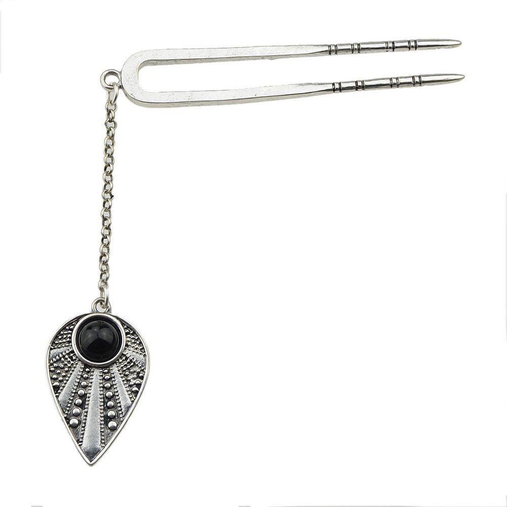 

Gold-color Silver Color with Beads Geometric Hair Sticks Hairwear