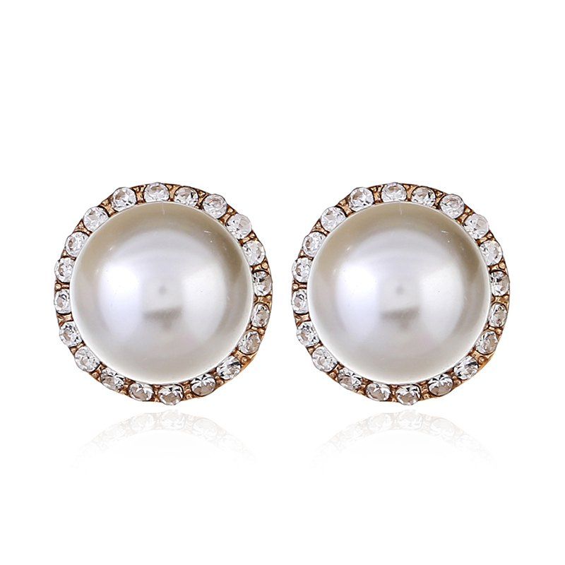 

Contracted and Fashionable OL Temperament Lady Earrings, Milk white