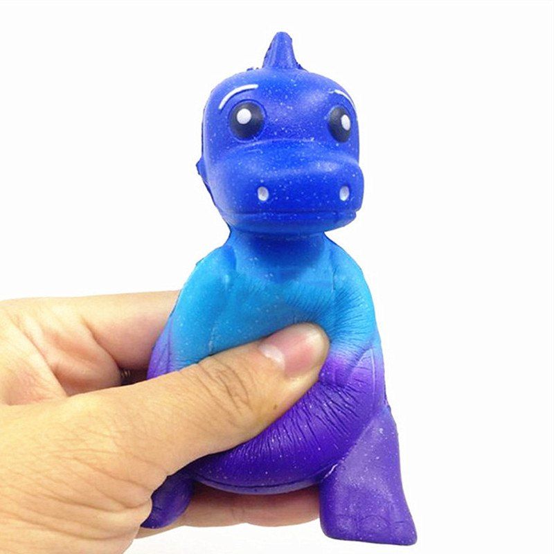 

Star Dinosaurs Slowly Bounced Back with Foam Relief Toys Jumbo Squishy, Royal blue