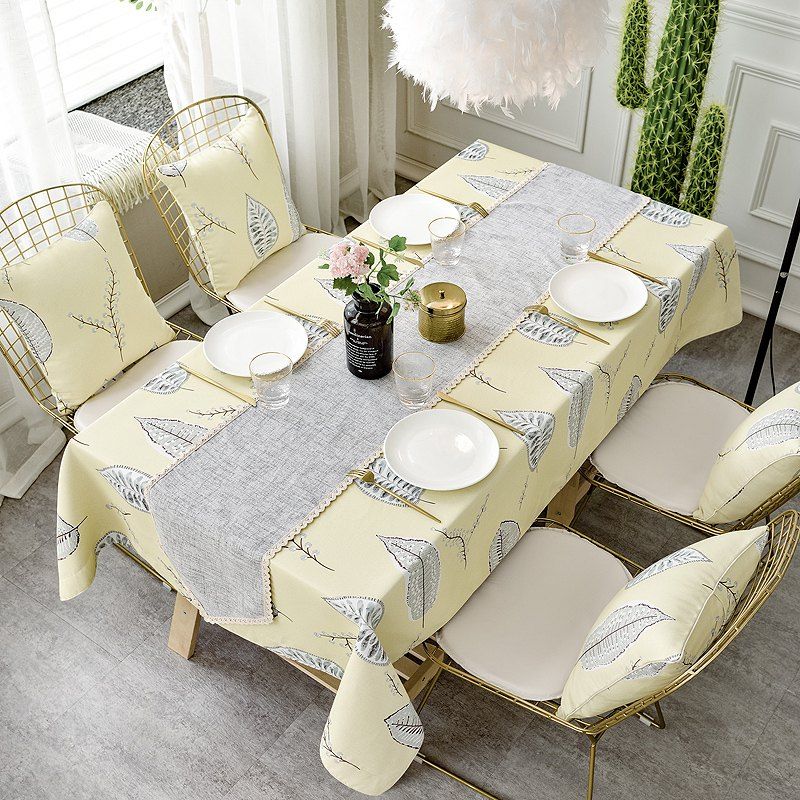 

Double-Faced Tablecloth with Modern and Simple Style, Multi-a