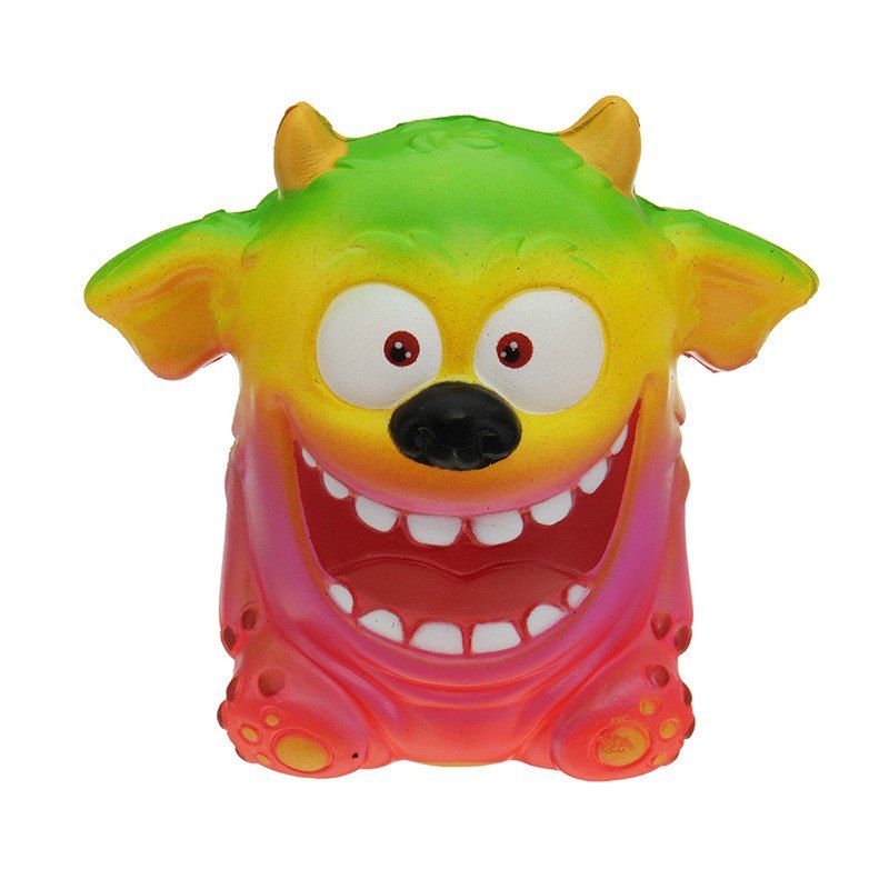 

Mouth Monster Jumbo Squishy Slow Rising Cartoon Gift Collection Soft Toy, Multi-a