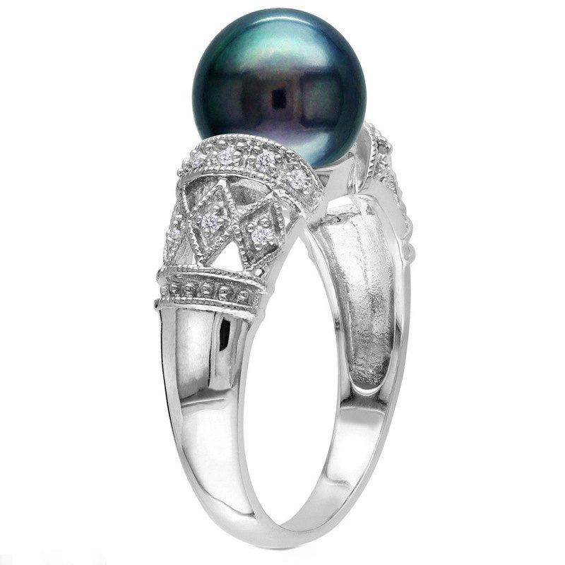 

Fashion Lady Carved Engagement Jewelry Ring, Silver
