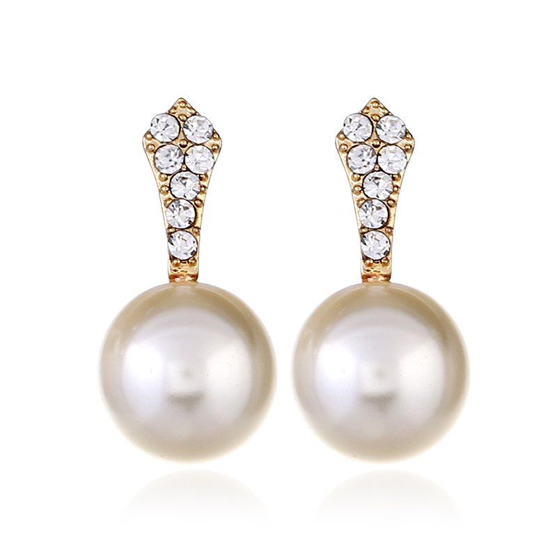 

Fashion National Wind Earrings, Milk white