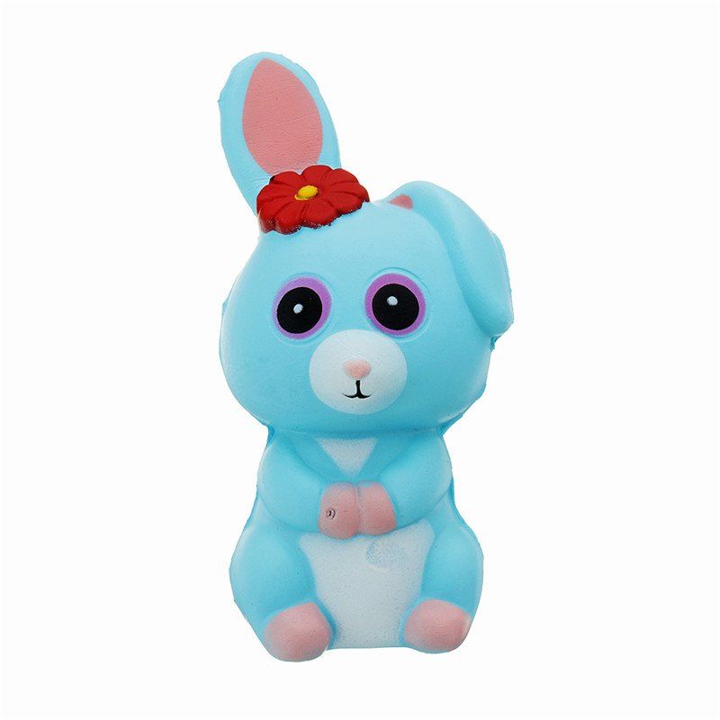 

Long Ears Rabbit Jumbo Squishy Slow Rising Packaging Collection Gift Soft Toy, Deep sky blue