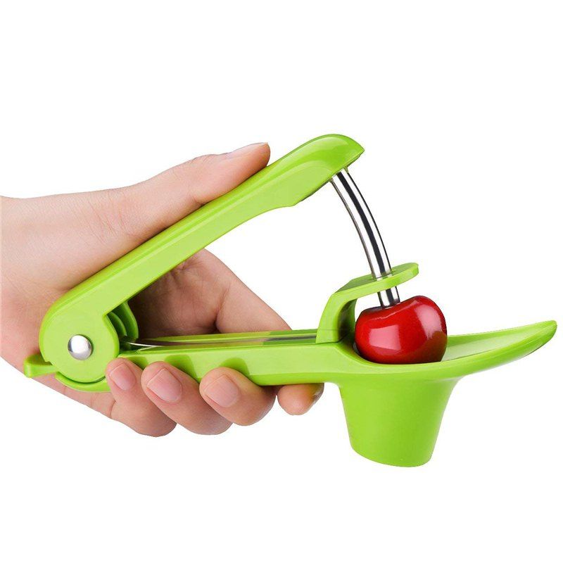 

Single Multi-function Hand Cherry Pitter Stoner, Green;black