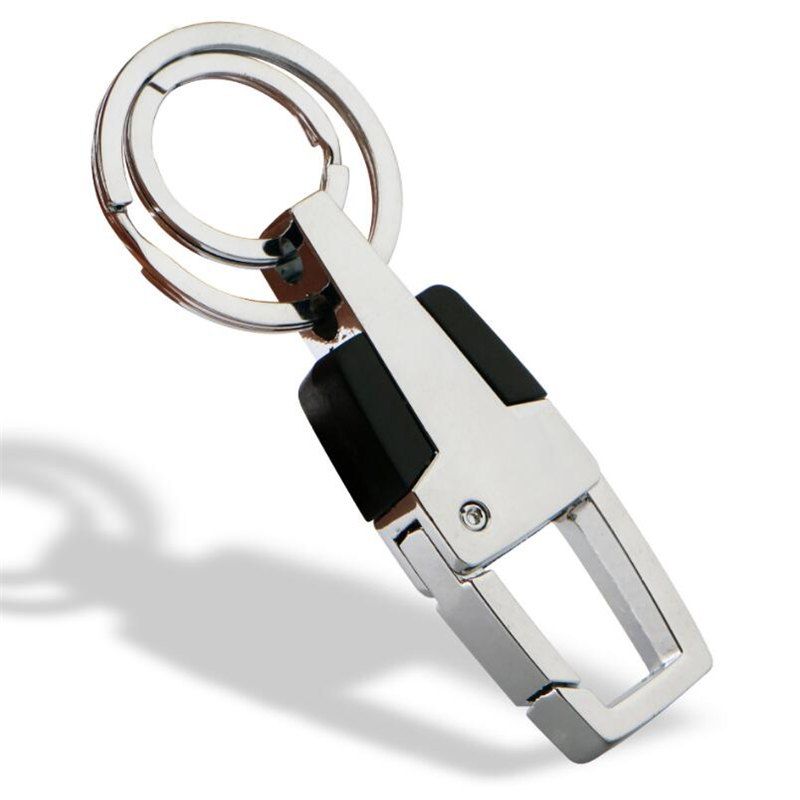 

European and American Quality Men's Creative Car Keychain, Silver