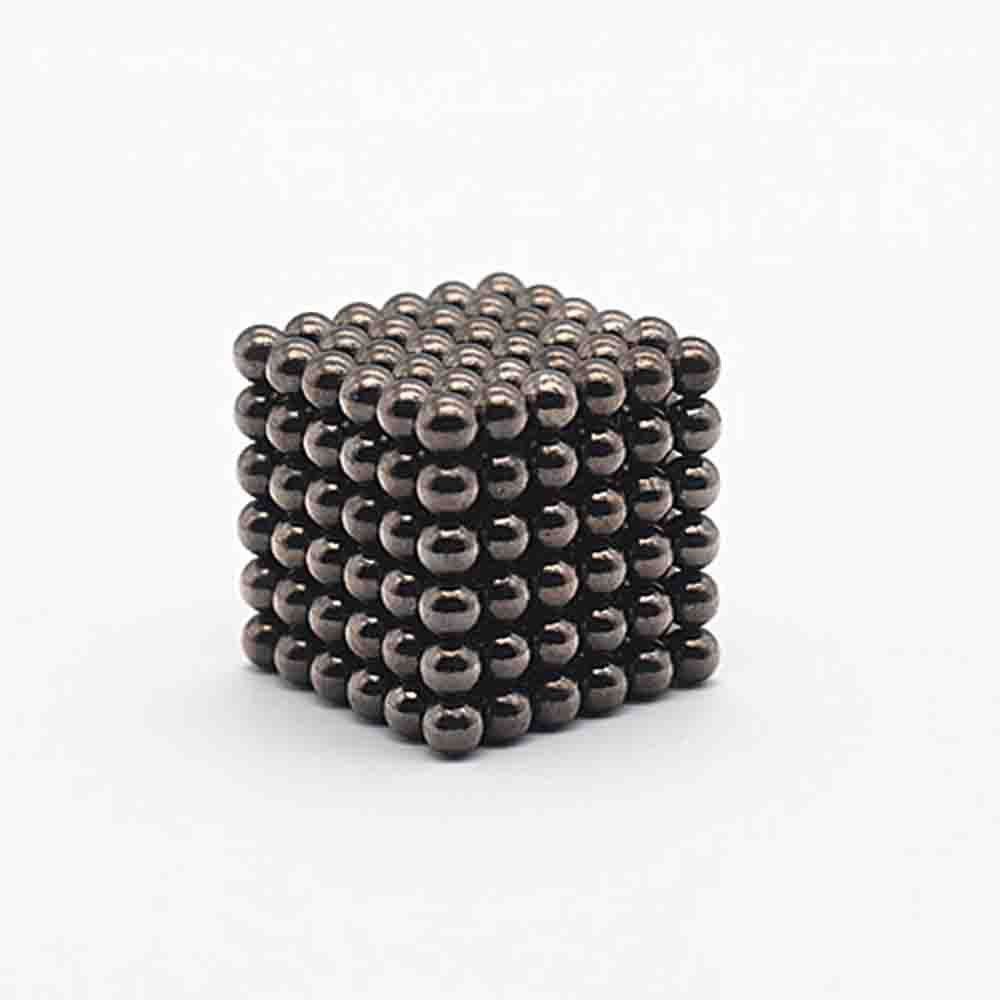 

5mm Colorful Magnetic Ball Intelligence Toys 216PCS, Dark gray