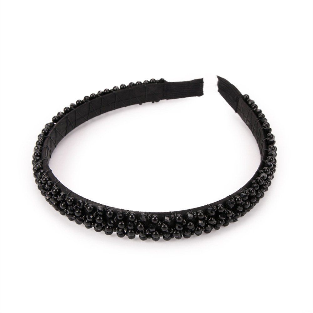 

Trendy Hair Ornaments Diamond Hairband, Black