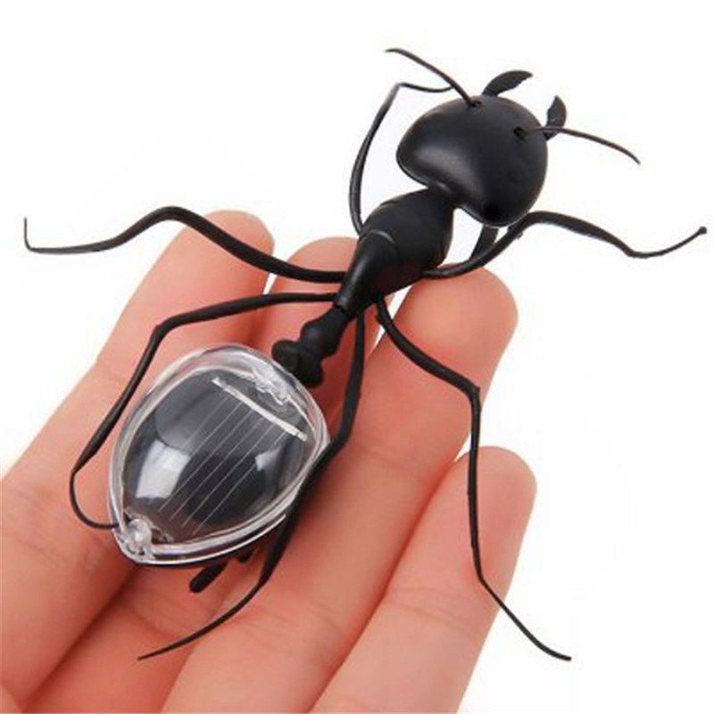 

Solar Powered Energy-saving Model Toy Children Teaching Fun Insect Gift, Black
