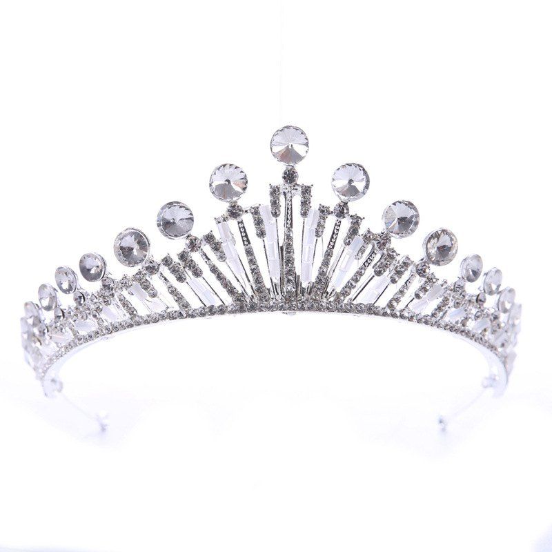 

Bride Accessory Crown Hoop for Water Drill, Natural white