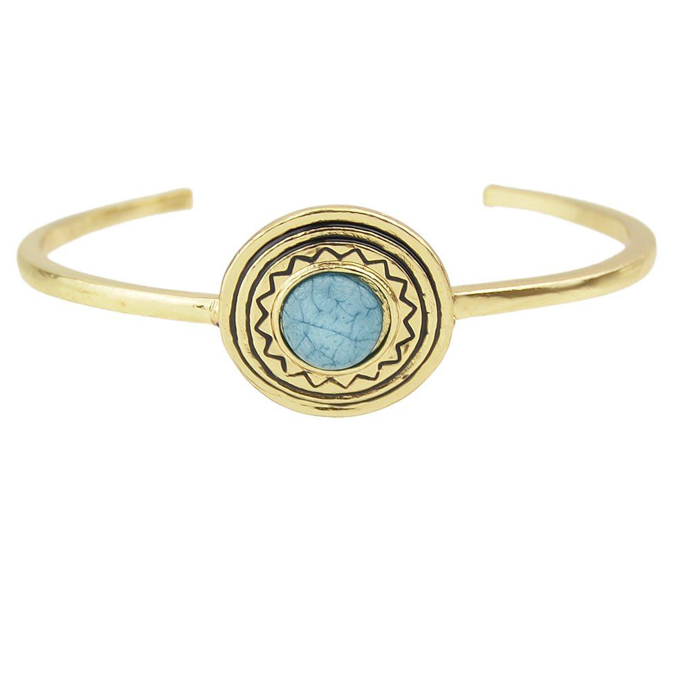 

Fashion Style Accessories Colorful Turquoise Cuff Bracelets, Day sky blue