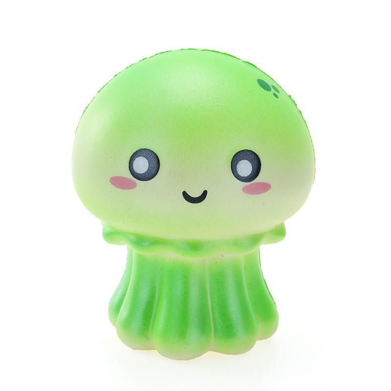 

Creative Jumbo Squishy Jellyfish Shiny Slow Rising Gift Decor Toy, Green