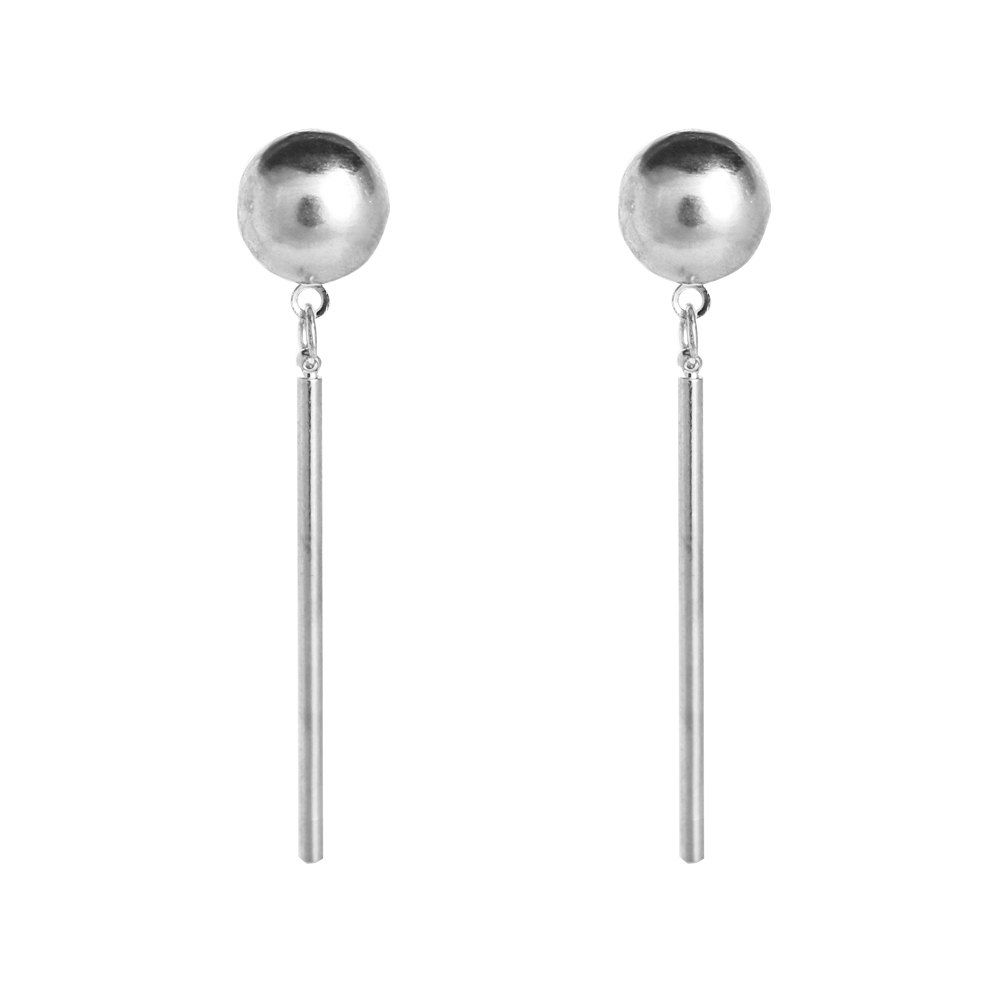 

Women Sell Round - Eared Hat Earrings, Silver