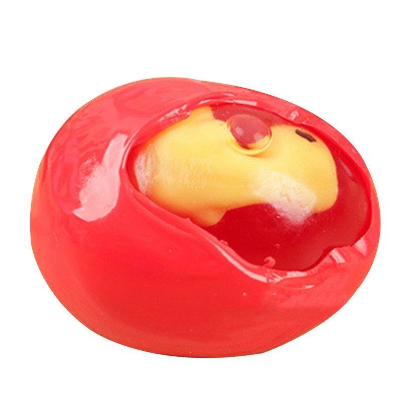 

Jumbo Squishy Cute Dinosaur Egg Squeeze Toy, Red