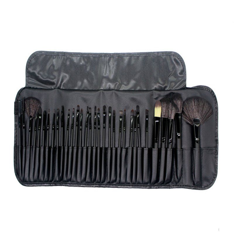 

32PCS Mini Eyeshadow Concealer Powder Makeup Brush Set Make Up Tool, Black