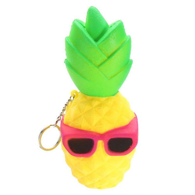 

Jumbo Squishy Cool Pineapple Slow Rising Soft Squeeze Decor Toy, Yellow