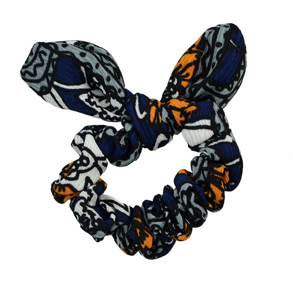 

Colorful Printed Bowknot Shape Headband, Multi-c
