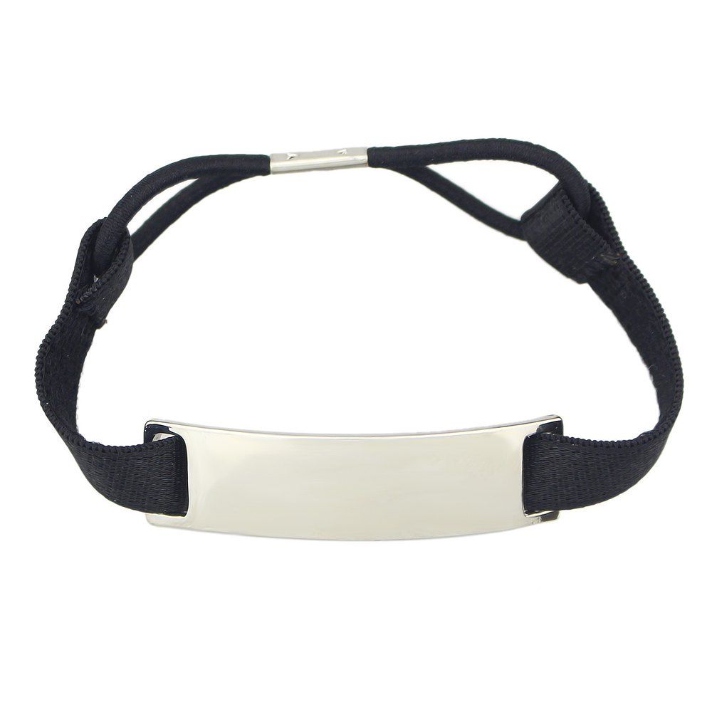 

Minimalist Black Elastic Rope Geometric Hairband