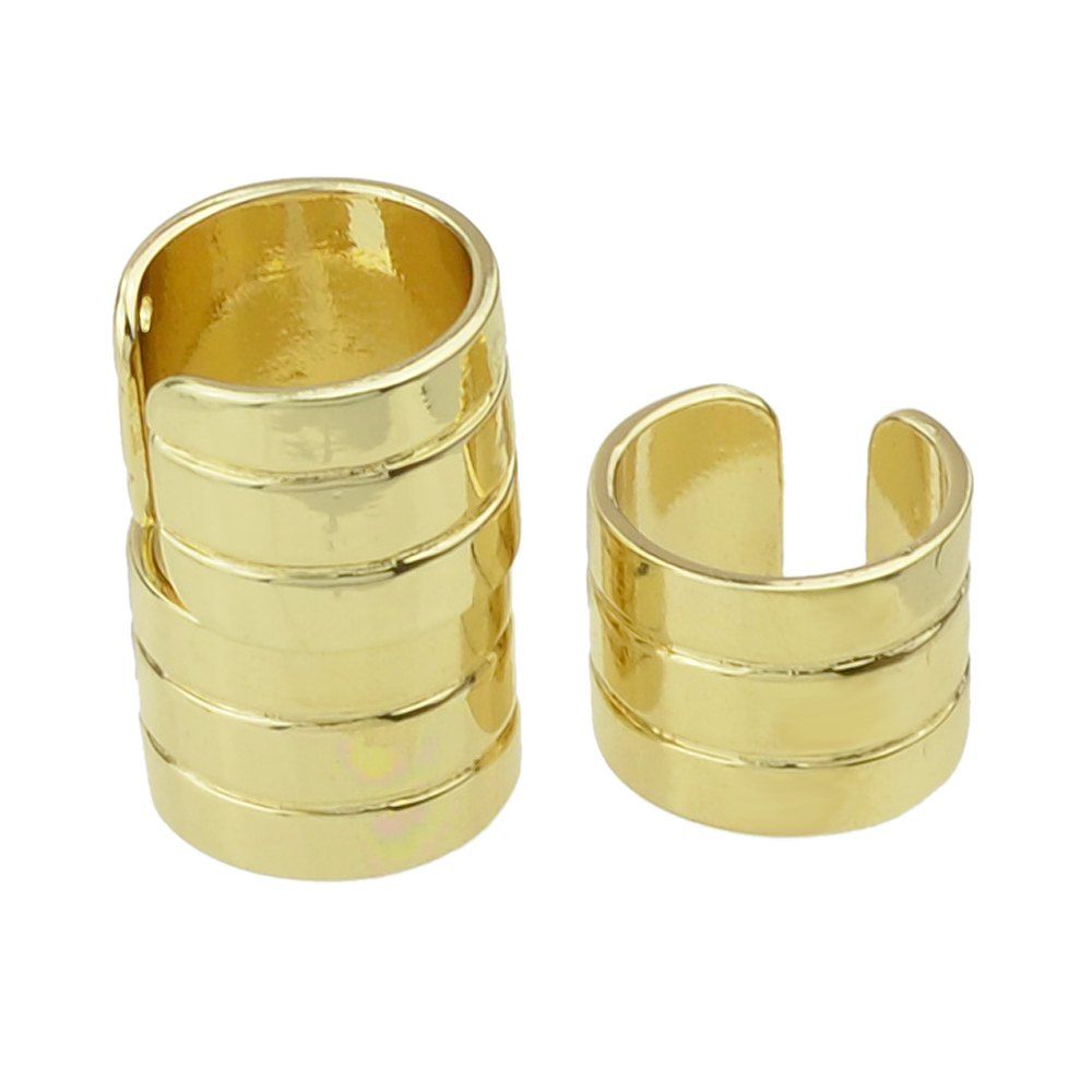 

3pcs Minimalism Gold Color Knuckle Ring