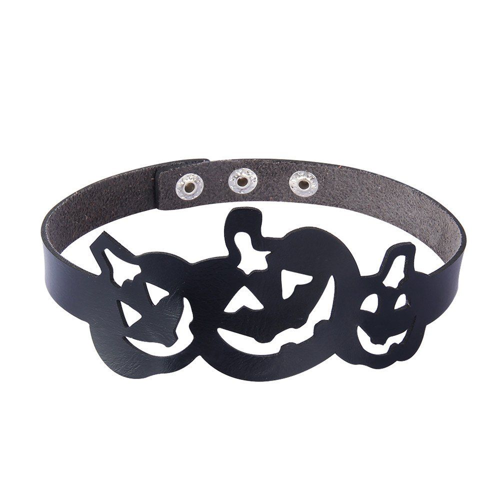 

Vogue Personality Hollowed Out Pumpkin Neck Ring, Black