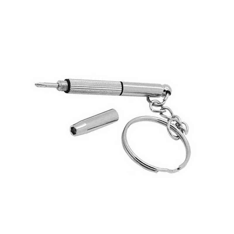 

Screwdriver Repair Tool Keyring, Silver