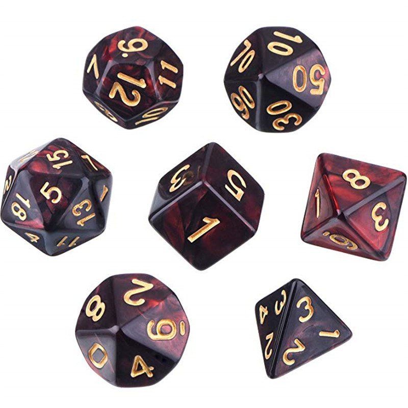 [37% OFF] Creative Polyhedral Multi-faceted Dice Board Game 7PCS | Rosegal