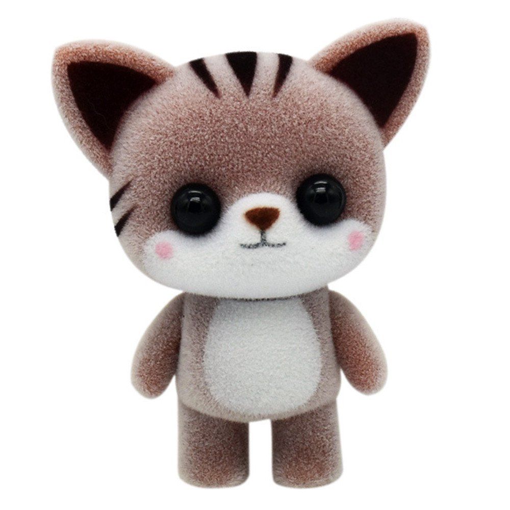 

Cute Plush Animal Cat Toys, Deep coffee