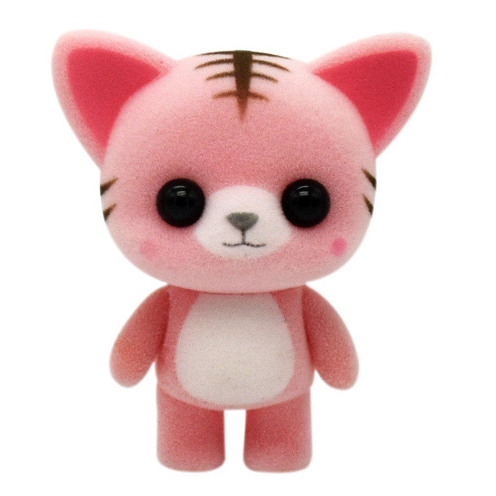 

Cute Plush Animal Cat Toys, Blush red