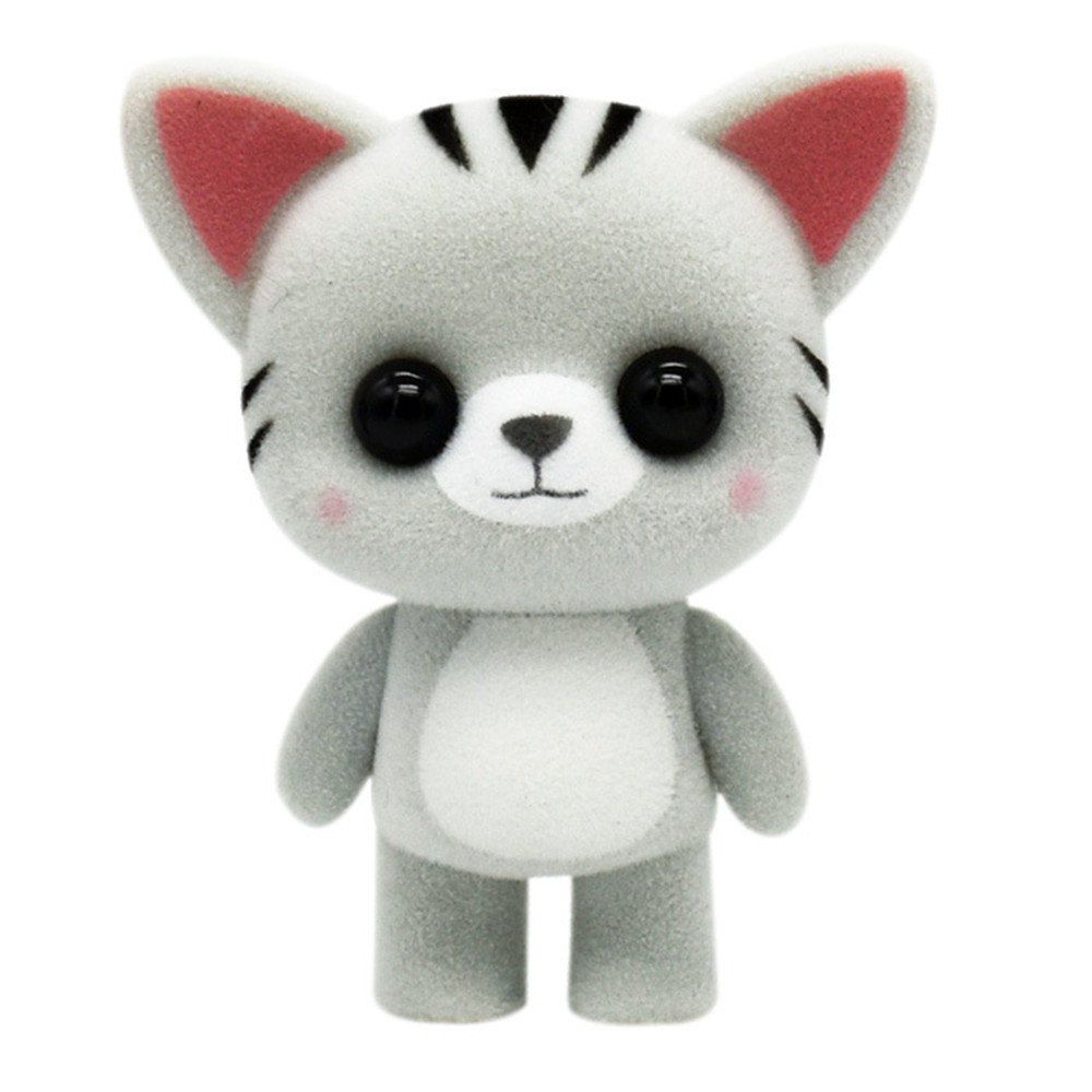 

Cute Plush Animal Cat Toys, Silver