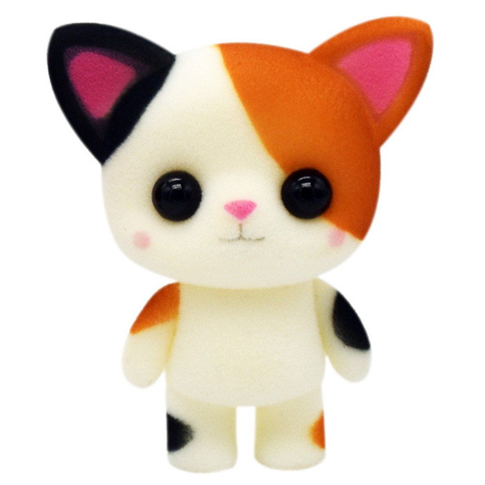 

Cute Plush Animal Cat Toys, Cream
