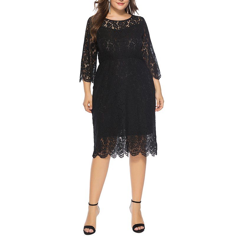 3/4 Length Lace Dress