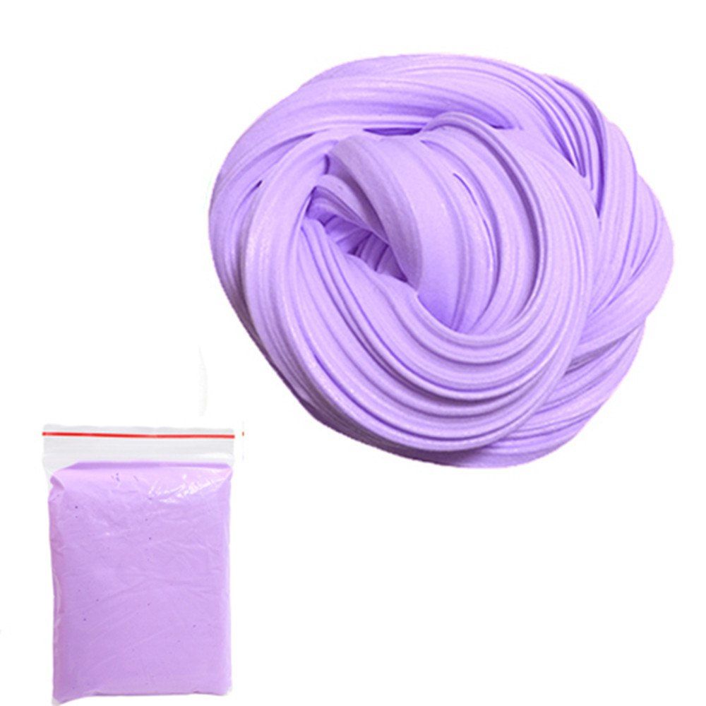 

3D Fluffy Foam Clay DIY Soft Cotton Ball Kit No Borax Education Craft Toy, Mauve