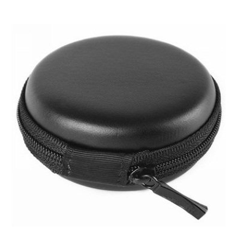 

Earphones Storage Pouch Bag, Black