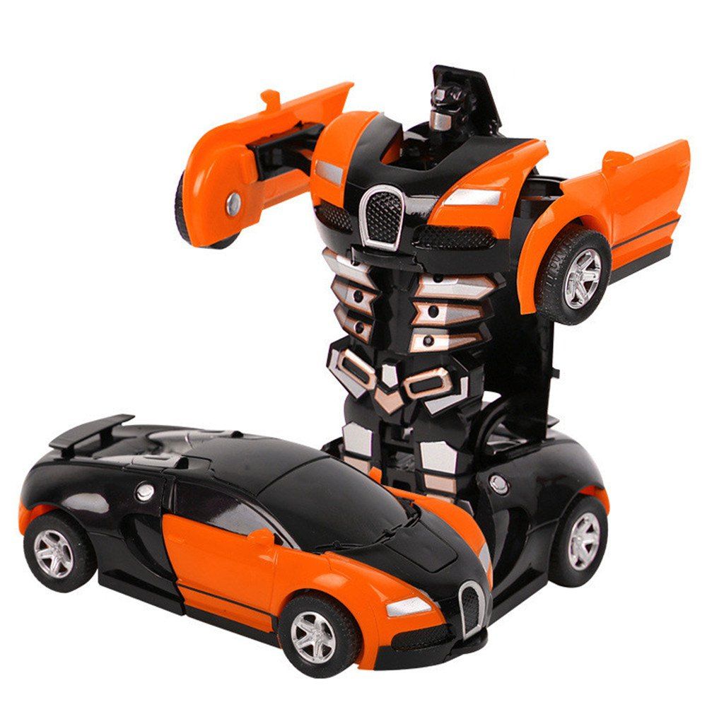 

One-step Transform Toy Cars, Orange