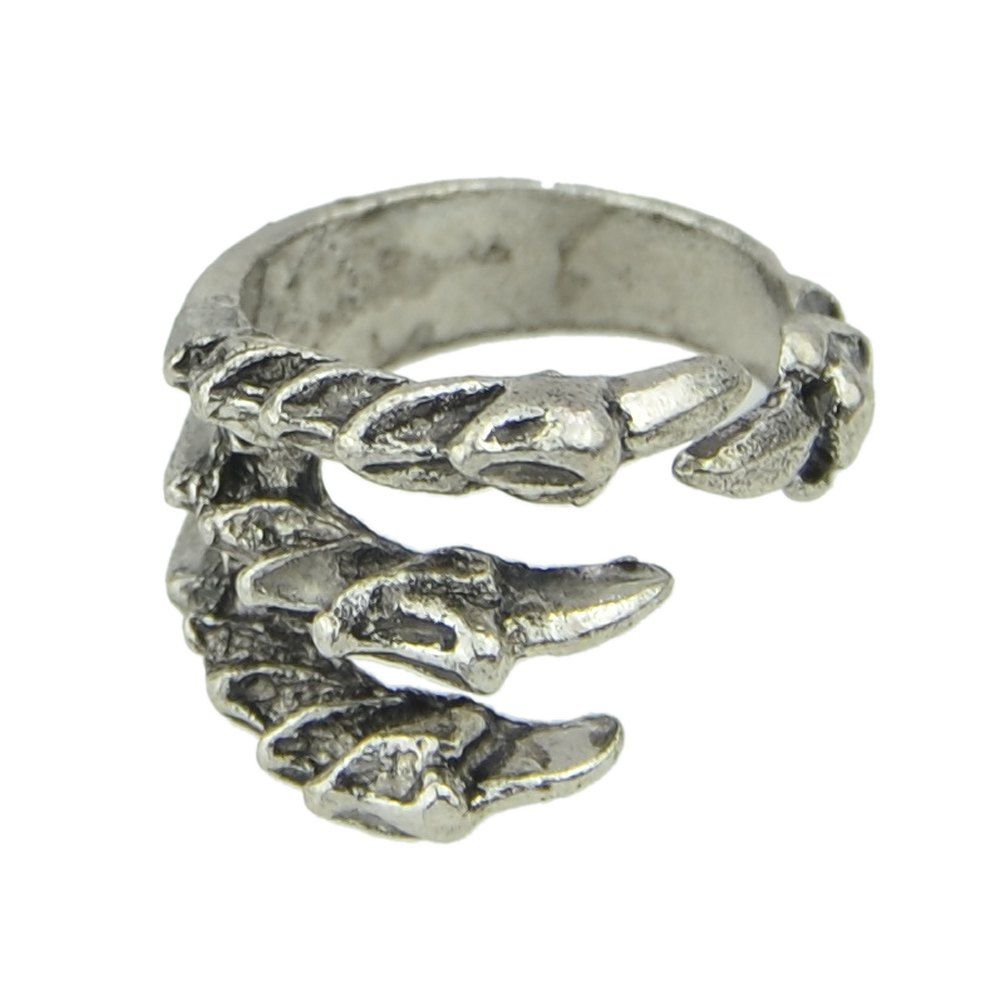 

Fashion Metal Claw Open Cuff Ring for Women, Silver