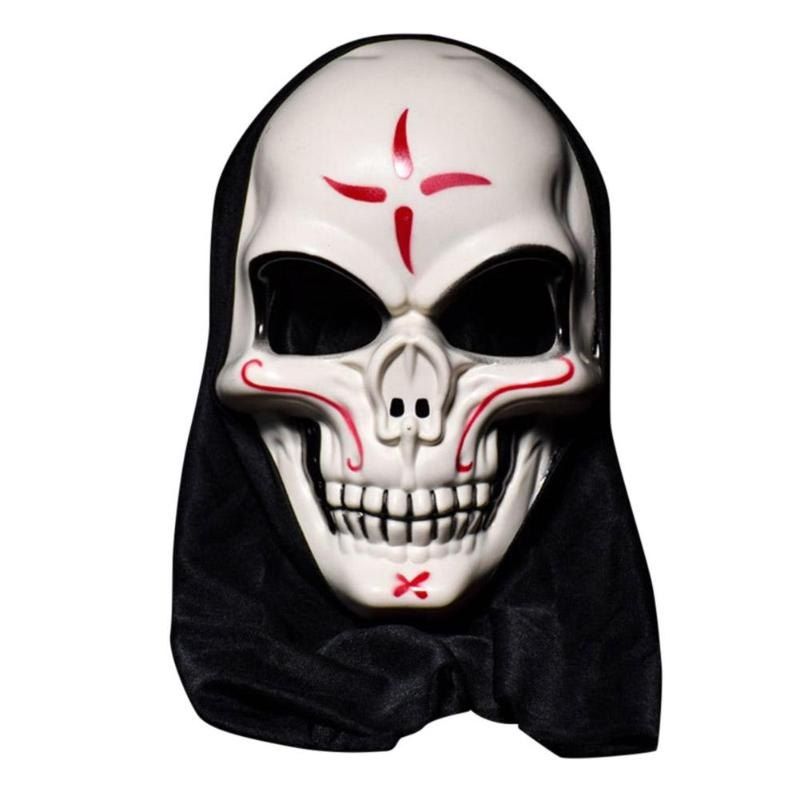 

Halloween Horror Devil Skull Skeleton Mask Toys, Black