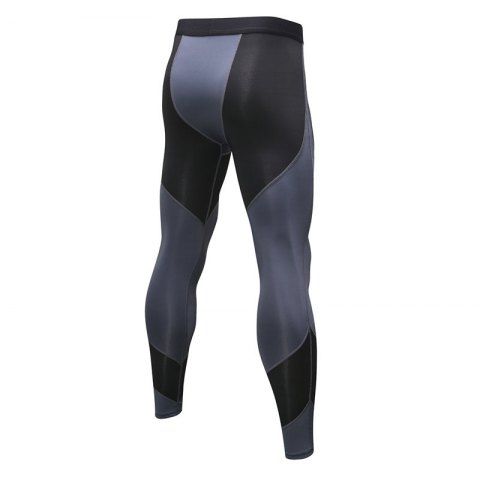 

Men's Sports Running Training Fitness Quick-drying High-elastic Combat Pants, Gray