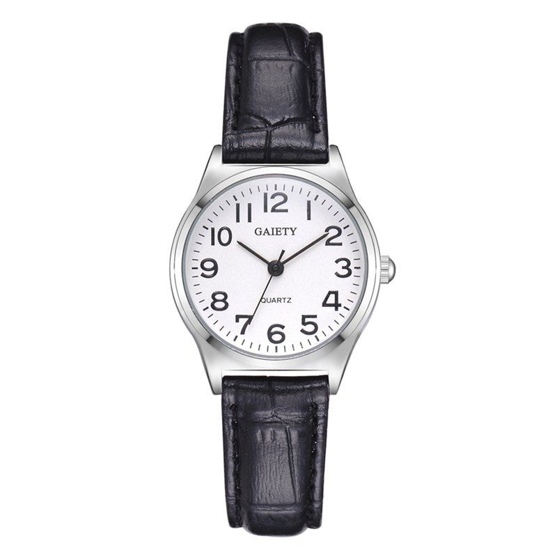 

Gaiety G563 Women Leather Quartz Watch, Black