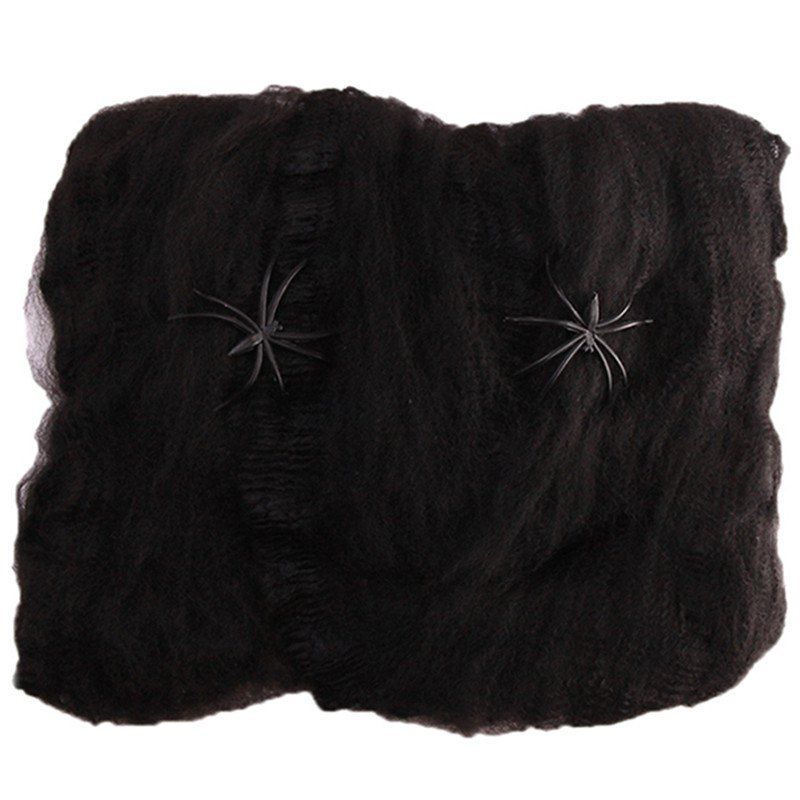 

Halloween Spider Web Haunted House Bar Horror Decoration, Black