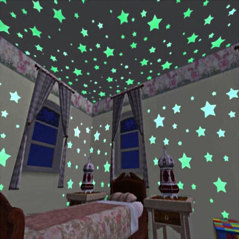 

Luminous Shapes Removable Wall Sticker, Cream