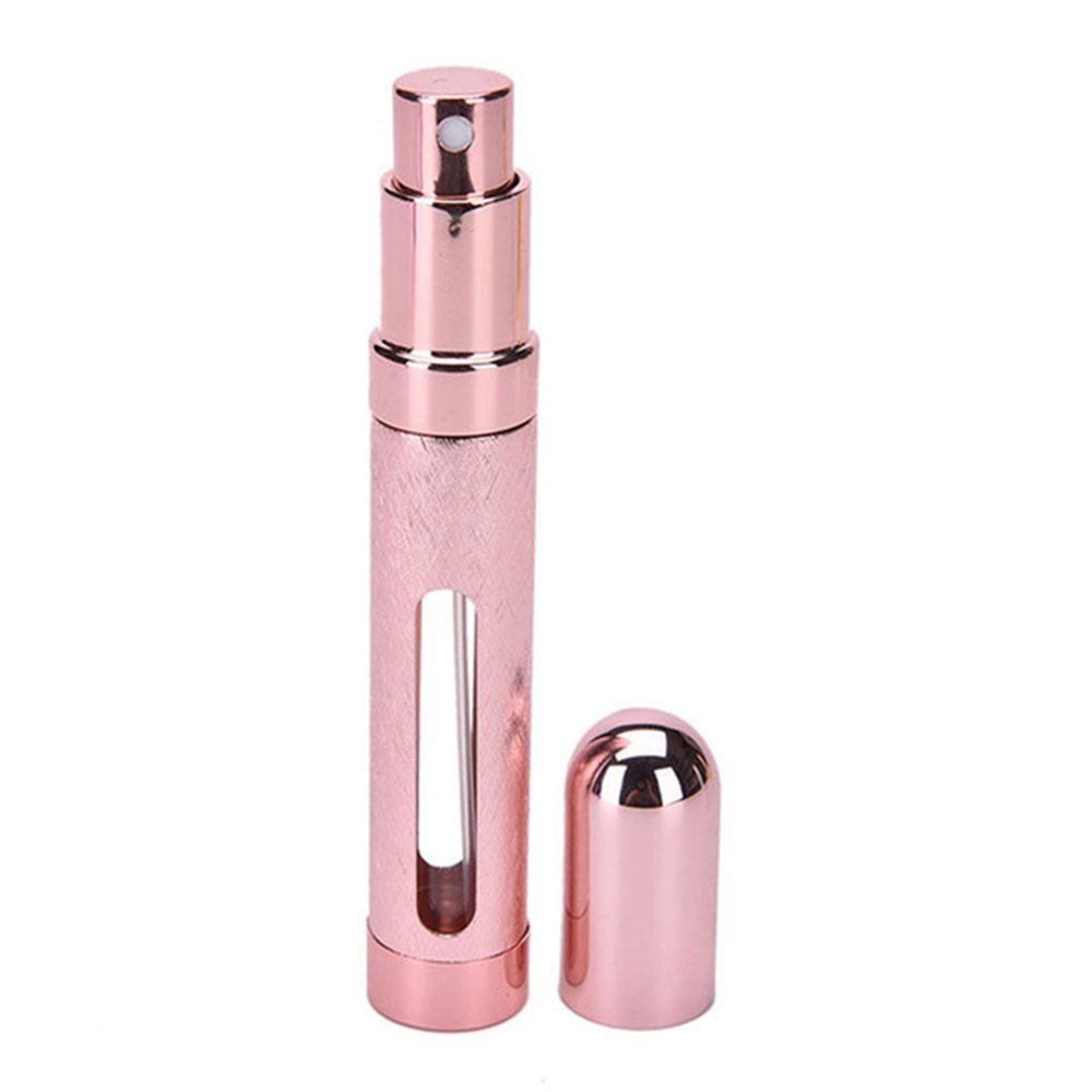 

Refillable Perfume Metal Bottle Empty Portable Deluxe Travel Atomizer 12ML, Light pink