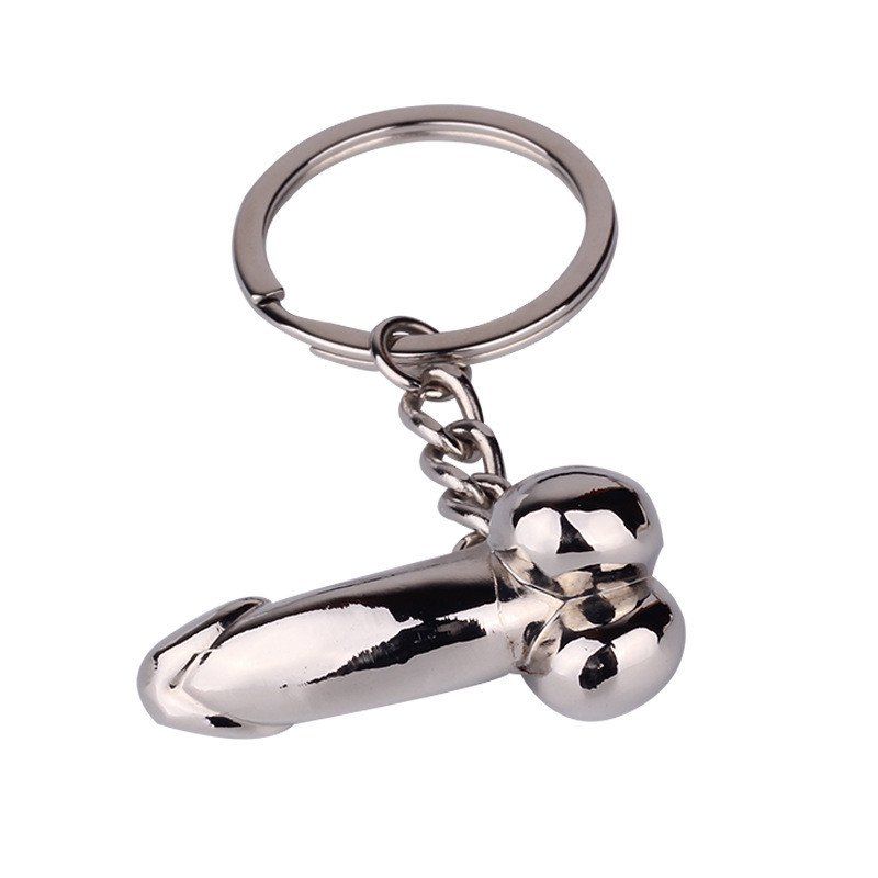 

Sexy Male Genital Key Chain, Silver