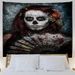 Skull-Faced Woman 3D Printing Home Wall Hanging Tapestry for Decoration -  